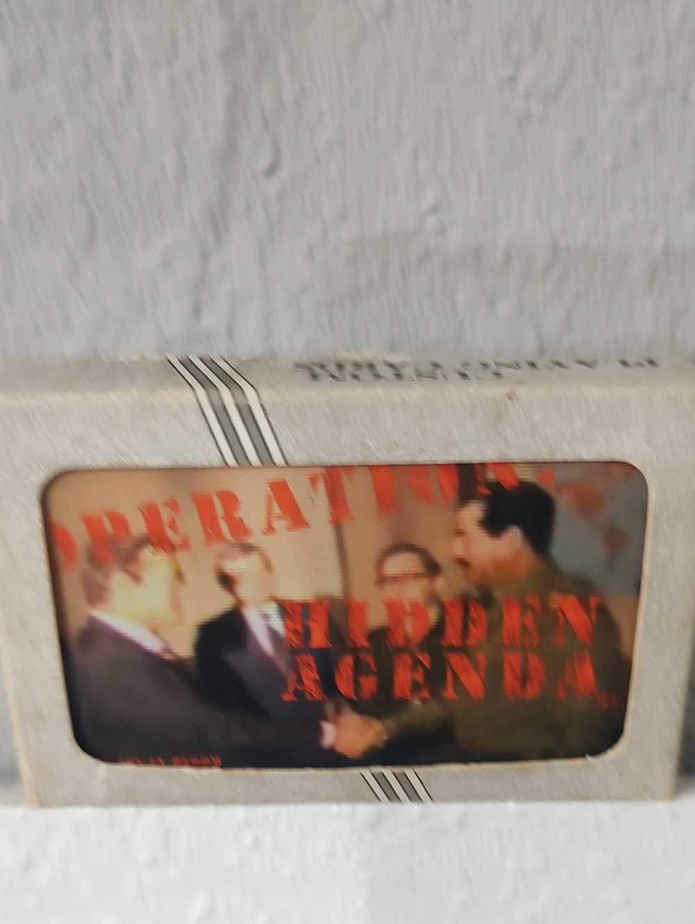 Custom Playing Cards Operation Hidden Agenda Political Collectables